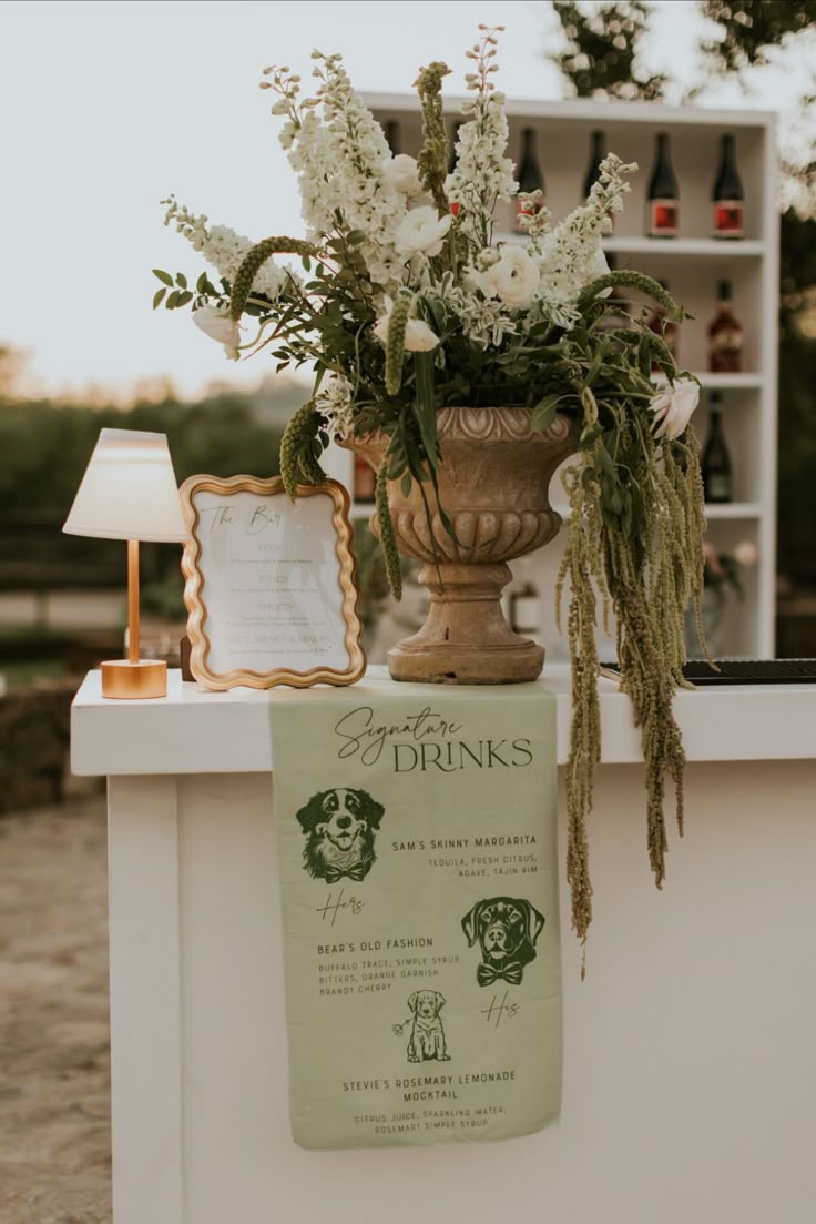 Hand Painted Linen Signs - Small
